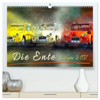 Die Ente - Citroën 2CV (hochwertiger Premium Wandkalender 2025 DIN A2 quer), Kunstdruck in Hochglanz