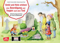 Betül und Nele erleben eine Beerdigung und fragen nach dem Tod. Kamishibai Bildkartenset