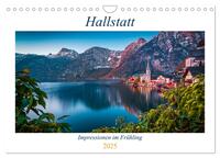 Hallstatt - Impressionen im Frühling (Wandkalender 2025 DIN A4 quer), CALVENDO Monatskalender