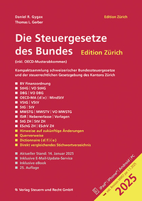 Die Steuergesetze des Bundes – Edition Zürich 2025