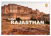 Indien - Rajasthan (Tischkalender 2025 DIN A5 quer), CALVENDO Monatskalender