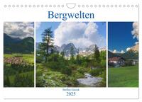 Bergwelten (Wandkalender 2025 DIN A4 quer), CALVENDO Monatskalender