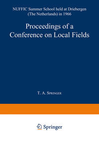 Proceedings of a Conference on Local Fields