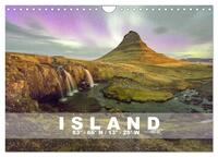 ISLAND 63° - 66° N / 13° - 25° W (Wandkalender 2025 DIN A4 quer), CALVENDO Monatskalender