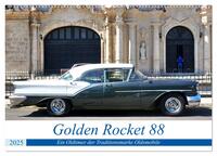 Golden Rocket 88 - Oldsmobile 1957 in Kuba (Wandkalender 2025 DIN A2 quer), CALVENDO Monatskalender