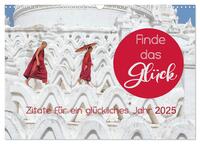 Finde das Glück (Wandkalender 2025 DIN A3 quer), CALVENDO Monatskalender