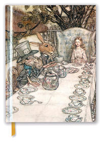 Premium Skizzenbuch: Arthur Rackham, Alice im Wunderland - Teeparty