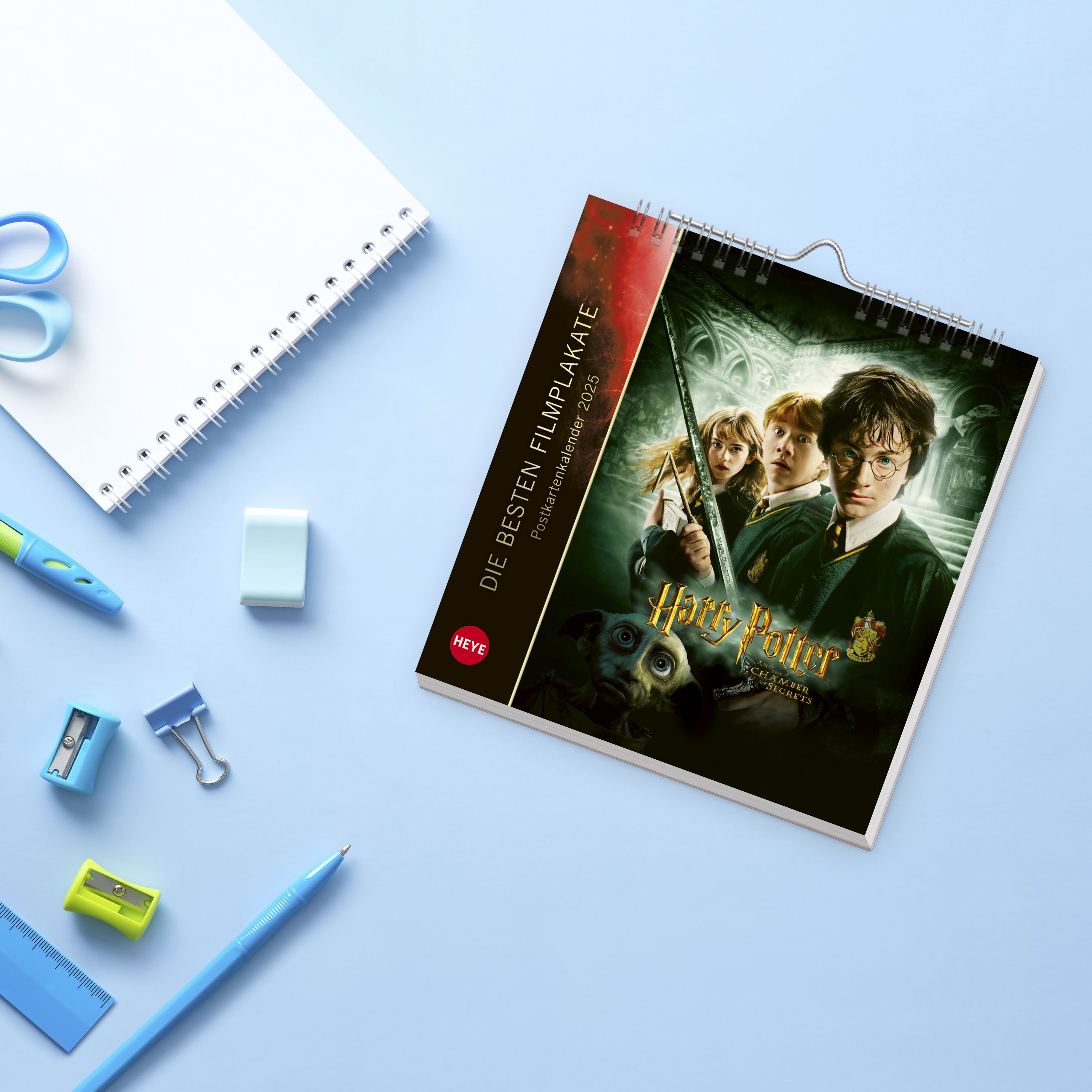 Harry Potter Filmplakate Postkartenkalender 2025