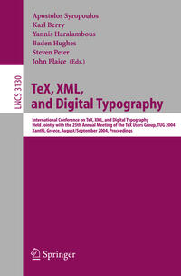 TeX, XML, and Digital Typography