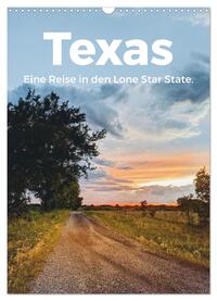 Texas - Eine Reise in den Lone Star State. (Wandkalender 2025 DIN A3 hoch), CALVENDO Monatskalender