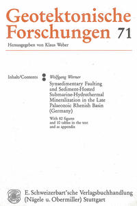 Synsedimentary Faulting and Sediment-Hosted Submarine-Hydrothermal Mineralization in the Late Palaeozoic Rhenish Basin (Germany)