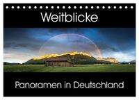 Weitblicke - Panoramen (Tischkalender 2025 DIN A5 quer), CALVENDO Monatskalender