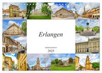 Erlangen Impressionen (Wandkalender 2025 DIN A4 quer), CALVENDO Monatskalender