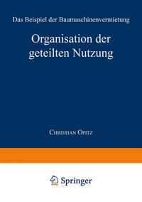 Organisation der geteilten Nutzung