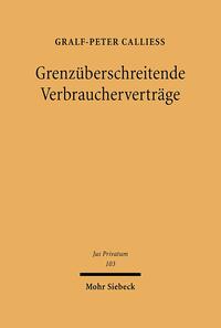 Grenzüberschreitende Verbraucherverträge