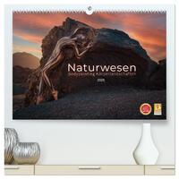 Naturwesen - Bodypainting Körperlandschaften (hochwertiger Premium Wandkalender 2025 DIN A2 quer), Kunstdruck in Hochglanz