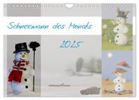 Schneemann des Monats 2025 (Wandkalender 2025 DIN A4 quer), CALVENDO Monatskalender