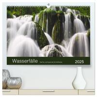 WASSERFÄLLE - Sanfte und tosende Schönheiten (hochwertiger Premium Wandkalender 2025 DIN A2 quer), Kunstdruck in Hochglanz