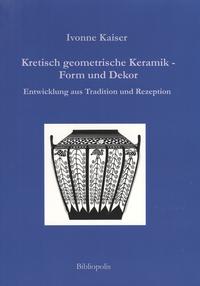 Kretisch geometrische Keramik - Form und Dekor