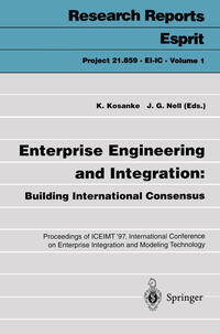 Enterprise Engineering and Integration: Building International Consensus