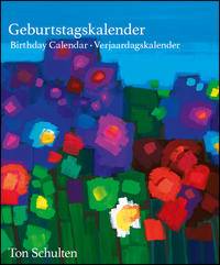 N NEUMANNVERLAGE - Ton Schulten Geburtstagskalender, 22x26,5cm, immerwährender Geburtstagskalender, Spiralbindung, Platz für Notizen und Geburtstage