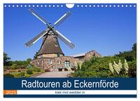 Radtouren ab Eckernförde (Wandkalender 2025 DIN A4 quer), CALVENDO Monatskalender