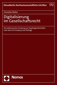 Digitalisierung im Gesellschaftsrecht