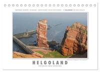 Emotionale Momente: Helgoland – Deutschlands einzige Hochseeinsel. (Tischkalender 2025 DIN A5 quer), CALVENDO Monatskalender