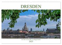 Dresden, ein Jahr an der Elbe (Wandkalender 2025 DIN A2 quer), CALVENDO Monatskalender