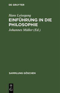 Einführung in die Philosophie