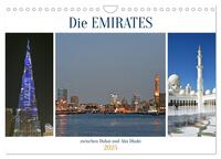 Die EMIRATES zwischen Dubai und Abu Dhabi (Wandkalender 2025 DIN A4 quer), CALVENDO Monatskalender