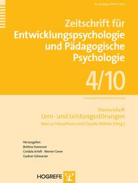 Zeitschrift für Entwicklungspsychologie und Pädagogische Psychologie