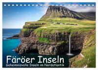 Färöer Inseln - Geheimnisvolle Inseln im Nordatlantik (Tischkalender 2025 DIN A5 quer), CALVENDO Monatskalender