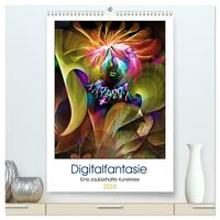 Digitalfantasie (hochwertiger Premium Wandkalender 2025 DIN A2 hoch), Kunstdruck in Hochglanz