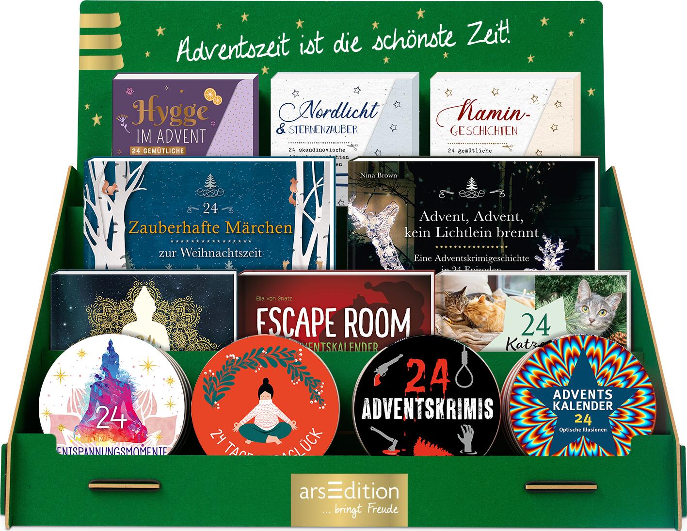 Display "Die schönsten Adventskalender"