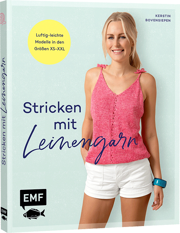 Stricken mit Leinengarn