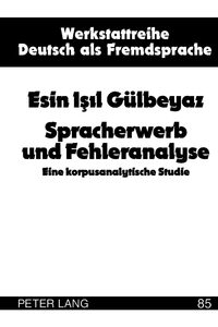 Spracherwerb und Fehleranalyse