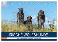 Irische Wolfshunde (Tischkalender 2025 DIN A5 quer), CALVENDO Monatskalender