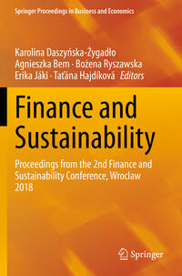 Finance and Sustainability