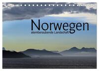 Norwegen atemberaubende Landschaft (Tischkalender 2025 DIN A5 quer), CALVENDO Monatskalender