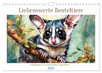 Liebenswerte Beuteltiere (Wandkalender 2025 DIN A4 quer), CALVENDO Monatskalender