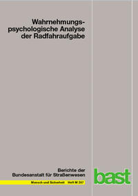 Wahrnehmungspsychologische Analyse der Radfahraufgabe