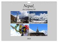 Nepal, das Langtang Tal (Wandkalender 2025 DIN A4 quer), CALVENDO Monatskalender