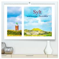 Sylt - malerische Ansichten (hochwertiger Premium Wandkalender 2025 DIN A2 quer), Kunstdruck in Hochglanz