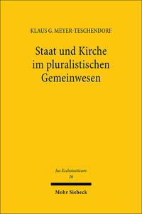 Staat und Kirche im pluralistischen Gemeinwesen