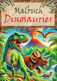 Dinosaurier Malbuch