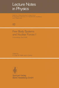 Few Body Systems and Nuclear Forces I