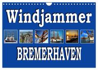 Windjammer - Bremerhaven (Wandkalender 2025 DIN A4 quer), CALVENDO Monatskalender