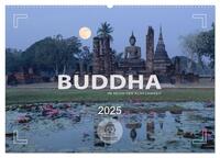 BUDDHA - Im Reich der Achtsamkeit (Wandkalender 2025 DIN A2 quer), CALVENDO Monatskalender