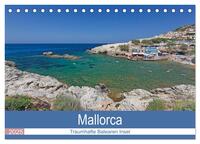 Mallorca - Traumhafte Balearen Insel (Tischkalender 2025 DIN A5 quer), CALVENDO Monatskalender